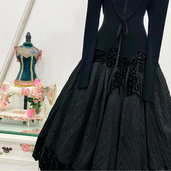 Black maxi dress - Picture 3 of 3